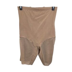 Honeylove SuperPower Short Sand Tan Beige Size 2X High Compression Shapewear